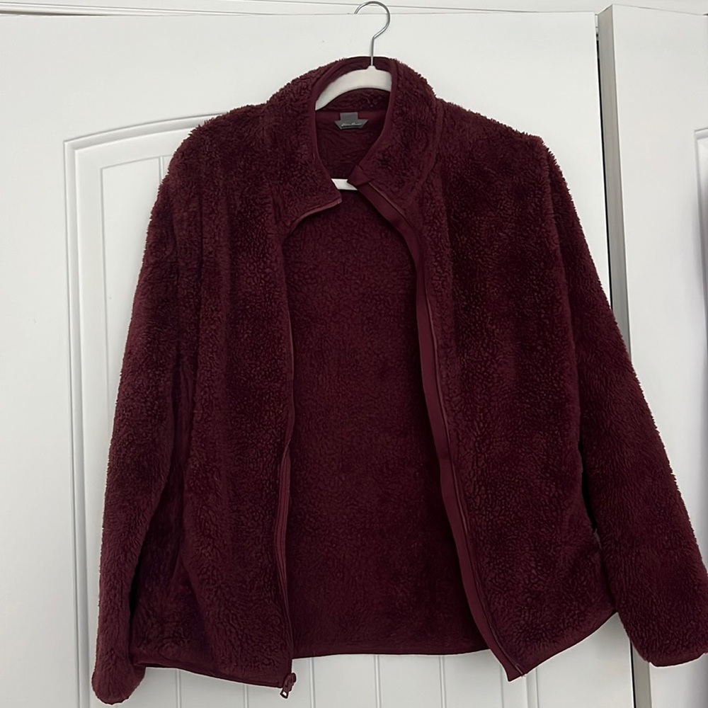Brand: Eddie Bauer, Color: Maroon, Size: Medium